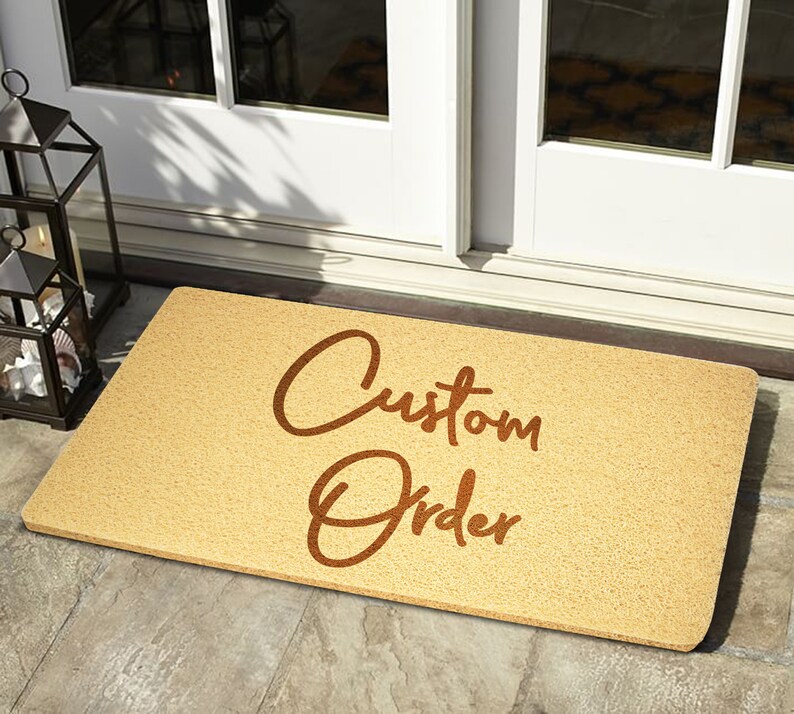 Custom Doormat Custom Door Mat Design Handmade Eco Friendly Etsy