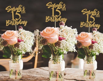 Quinceanera Centerpiece Etsy