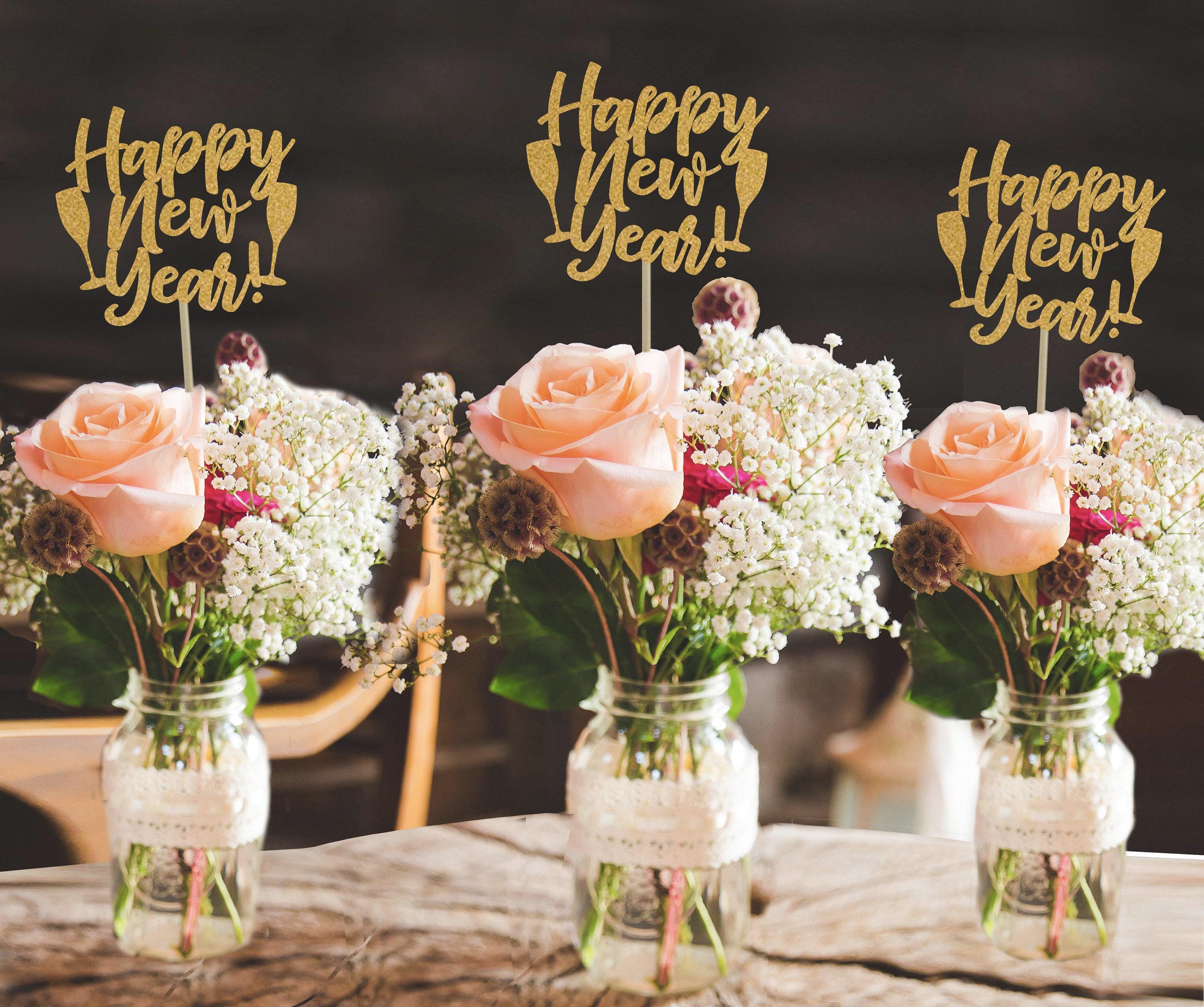Happy New Year Centerpieces, 2026 Centerpieces, New Years Eve 2026