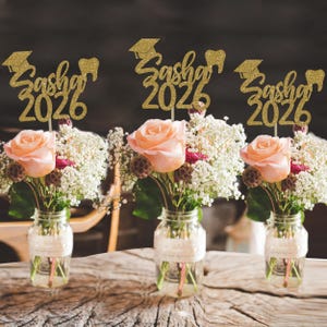 Personalized Dentist school graduation centerpiece, dentist graduation decorations, DDS or DMD graduation, class of 2026, Congrats Dr custom