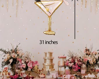 Tini bit older balloon banner, weenies and tinis balloons, martini themed birthday party, funny birthday decorations, tinis and bikinis pool
