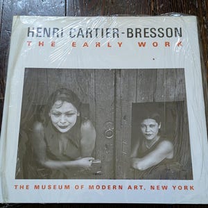 Henri Cartier-Bresson: The Early Work, Hardcover Edition, Brand New Condition