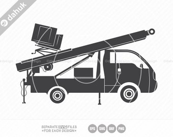 Free Free 173 Tree Trimmer Bucket Truck Svg SVG PNG EPS DXF File