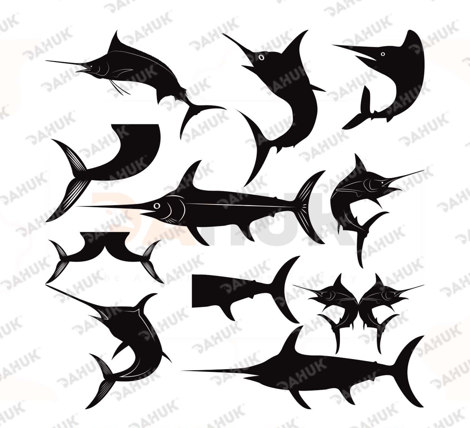 Download Swordfish Svg Fish Svg Fishing Vector Cuttable Design Etsy