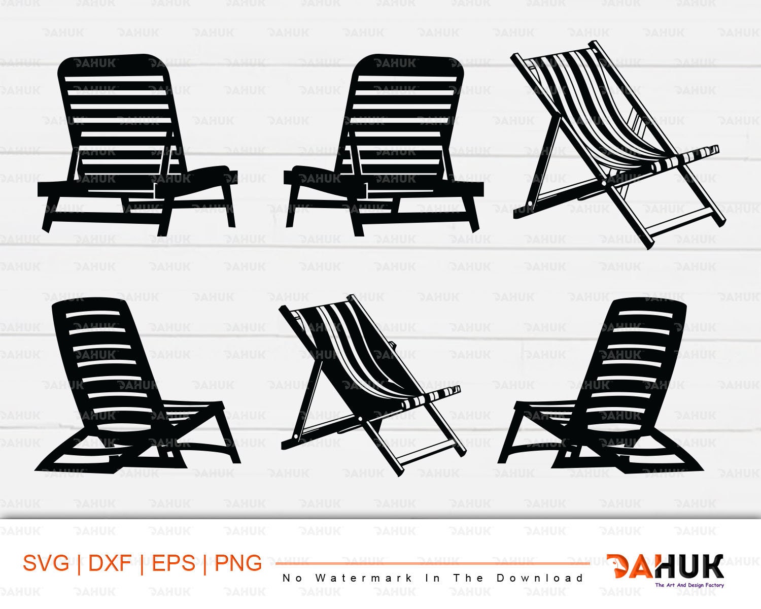 Beach Chair And Umbrella Svg