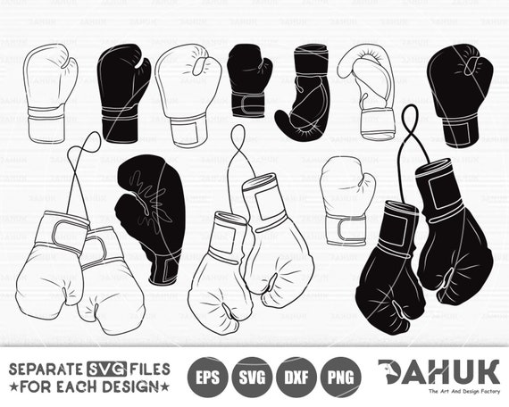 Download Boxing Gloves Svg Boxing Gloves Clipart Cut File For Etsy