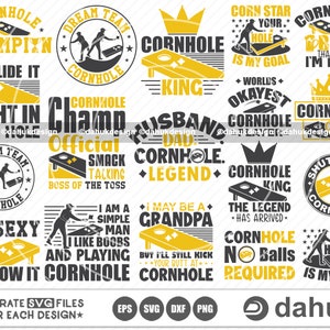 Cornhole SVG Bundle, Cornhole Zitate SVG, Cornhole Player SVG, Cornhole Spiel svg, Cornhole Star svg, Cornhole Queen, lustiges Cornhole Geschenk