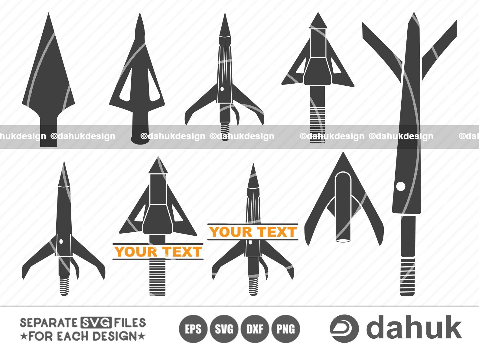 Broadhead Arrows SVG Archery SVG Bowhunting Hunter Arrow Etsy