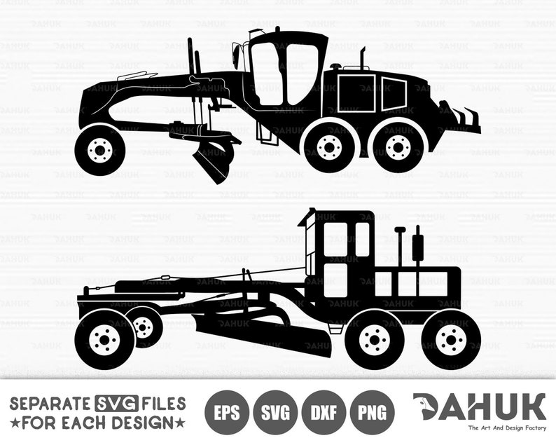 Road Grader Svg Motor Grader Svg Construction Vector Cut - Etsy