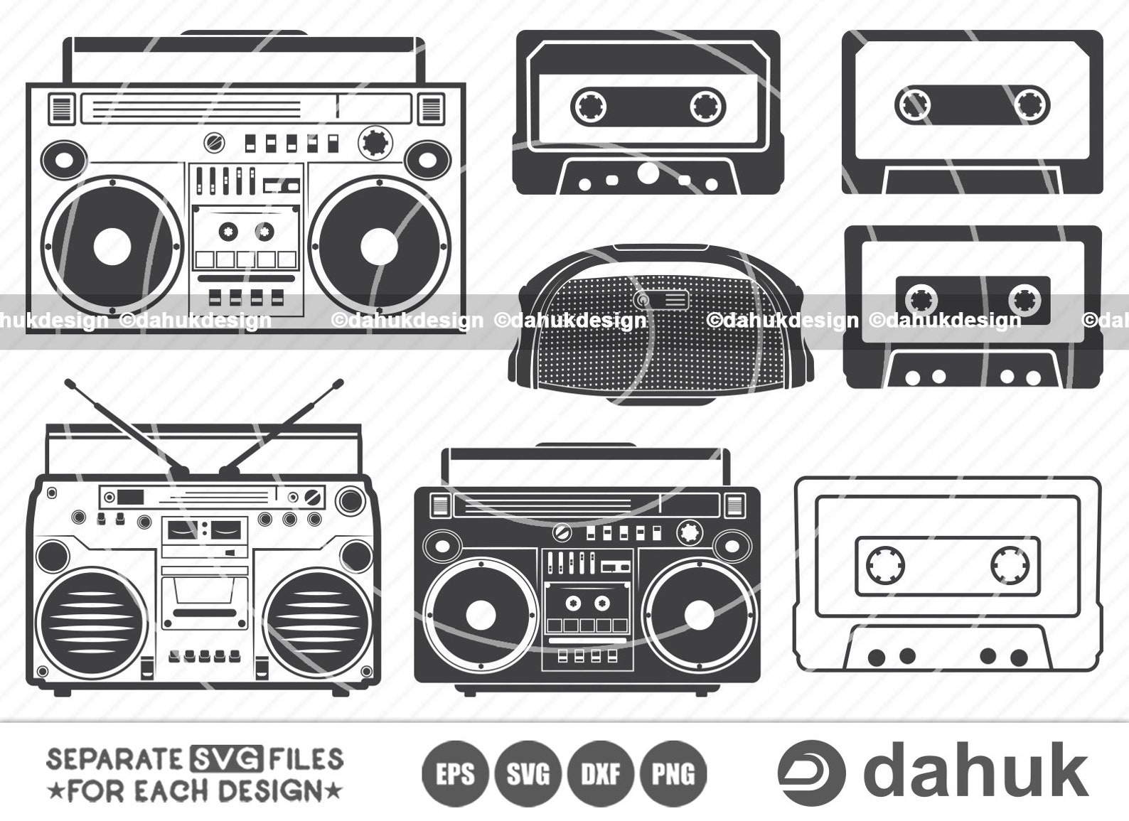 Boombox Mixtape SVG Old Boombox SVG Mix Tape Svg Cassette Etsy