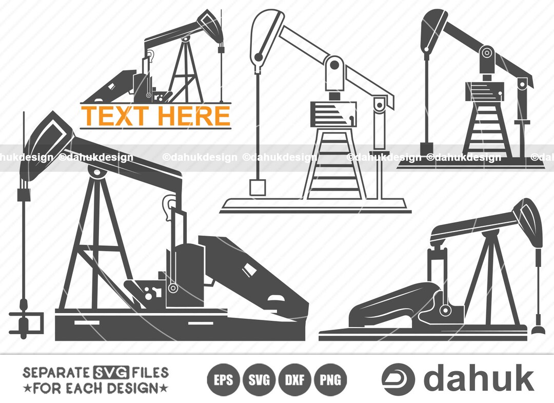 Pumpjack SVG Oil Pumpjack SVG Oil Field Svg Oil Pump Etsy