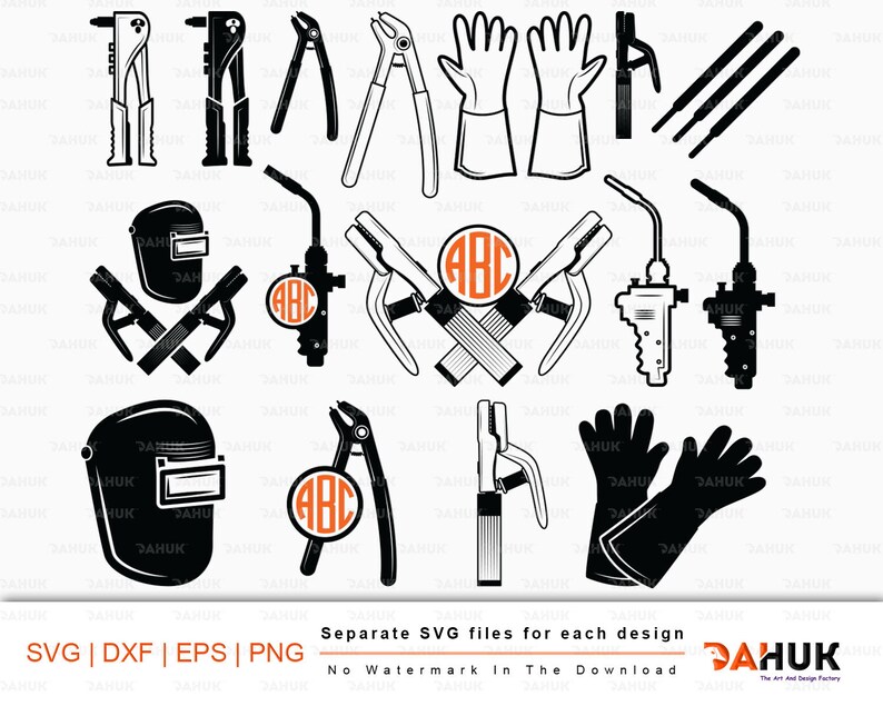 Welding Equipment Svg Hand Riveter Electrode Holder Cut Etsy