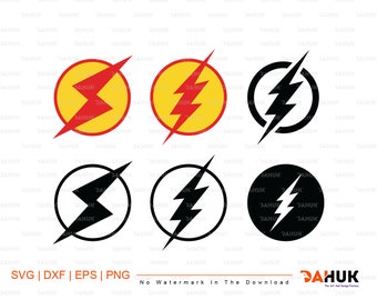 Lightning Bolt svg, Flash svg, Flash Svg, Svg, Eps, Dxf, Png, digital art, clipart