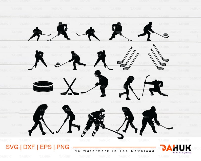 Download Hockey clipart Hockey Player hockey svg bundle hockey | Etsy