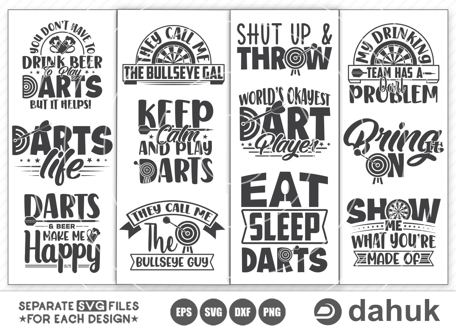 Darts SVG Bundle Darts Quote Design Darts Sayings Svg Darts Etsy