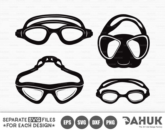Download Swimming Goggles Svg Swimmer Svg Goggles Svg Cut File For Etsy