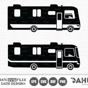 Class A Motorhome Svg Camper Van Svg RV Camper Cut File for - Etsy