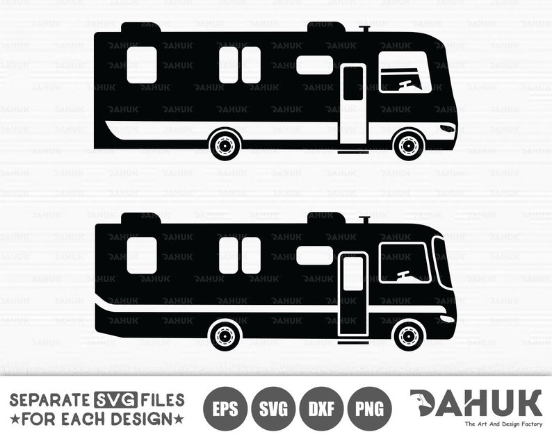 Class A Motorhome Svg Camper Van Svg RV Camper Cut File for - Etsy