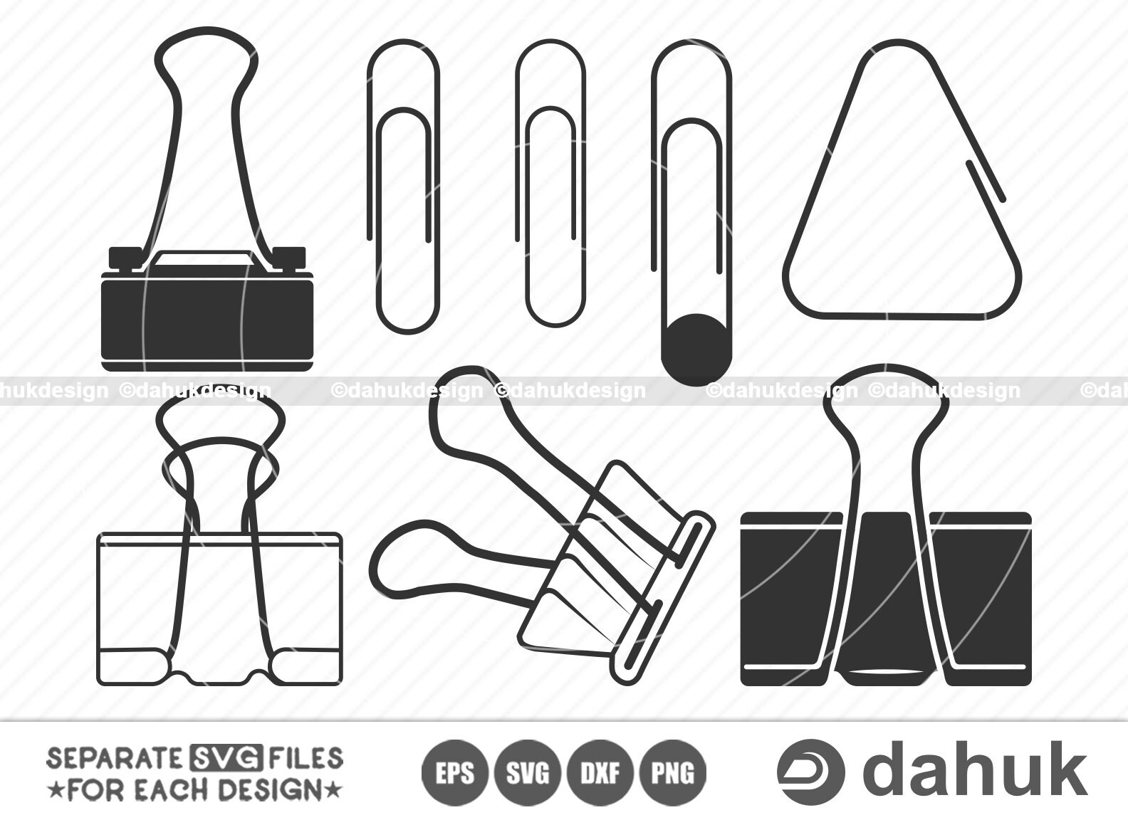 Paper Clip SVG Paper Clip Cut Files Paper Clip Clipart Cut Etsy