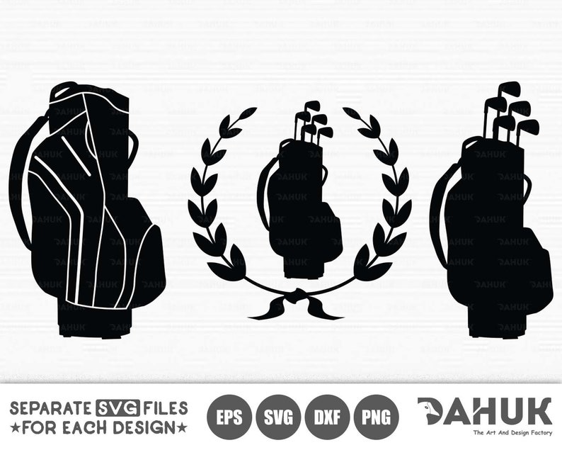 Download Golf cart bag svg Golf bag svg Golf logo Golf Bat svg Golf ...