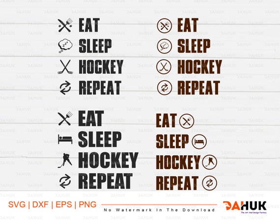 Download Eat Sleep Hockey Svg Hockey Svg Bundle Hockey Silhouette Etsy