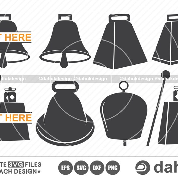 Cowbell Svg - Etsy