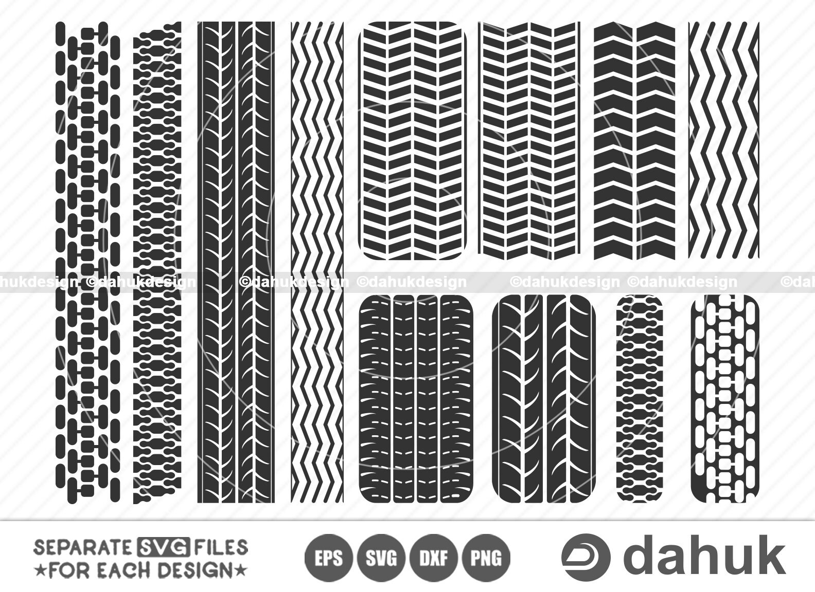 Tire Tread SVG Tire Tread Cut File Tire Prints Tire Tread Etsy