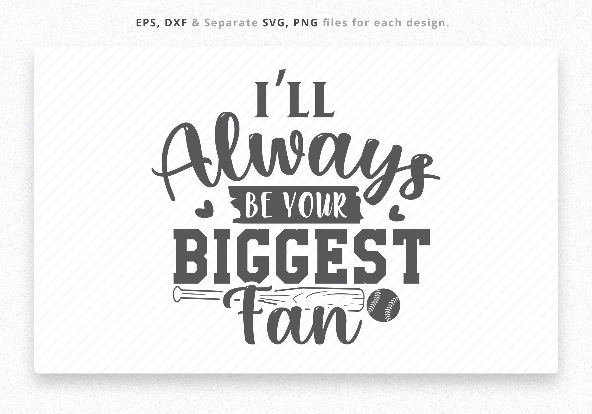 I’ll Always Be Your Biggest Fan SVG Biggest Fan Svg - Etsy