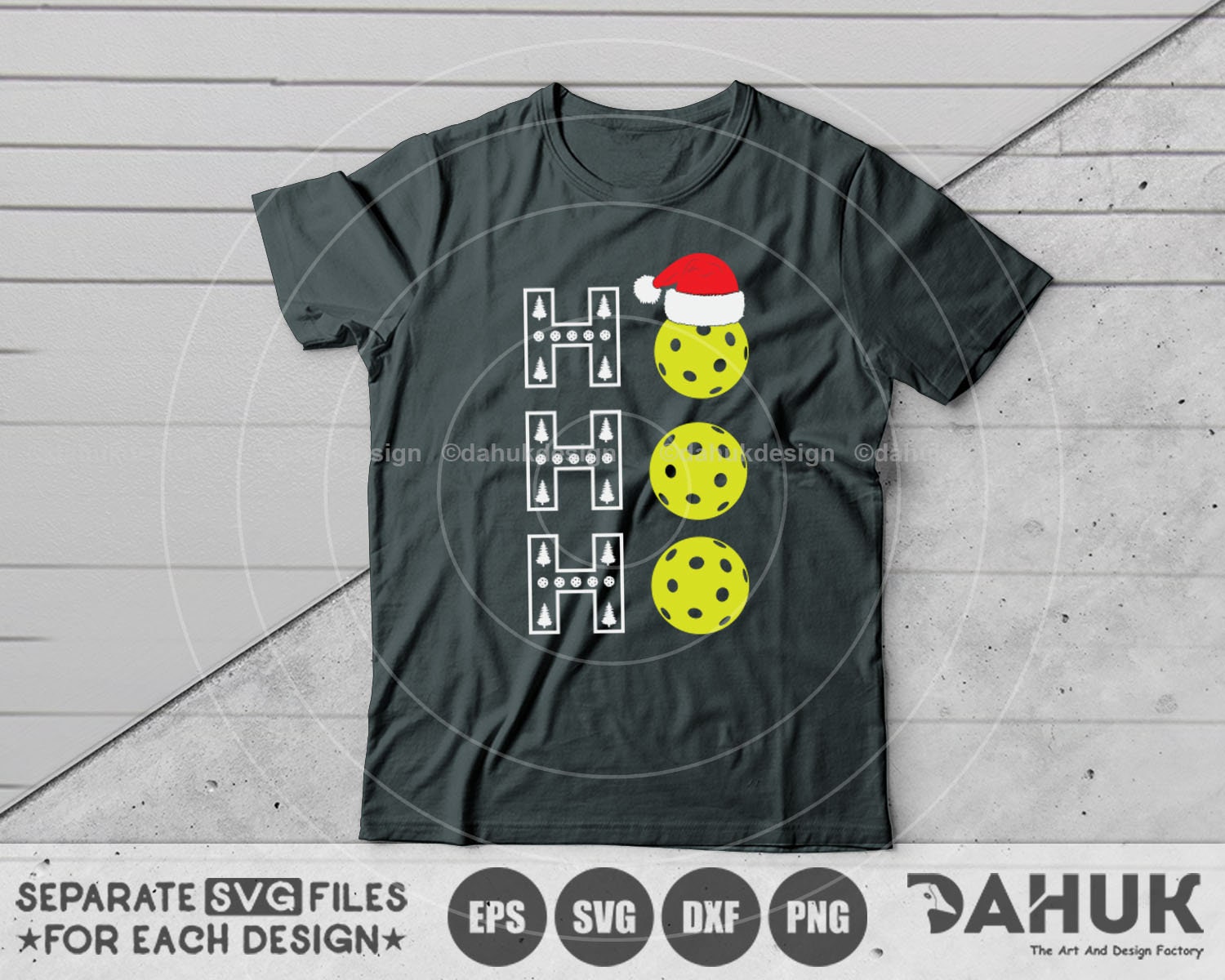 Pickleball Christmas Santa Hat Holiday Ho Shirt SVG Etsy