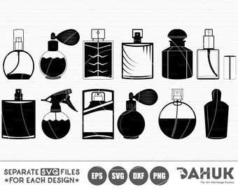 Perfume Bottle Svg Etsy