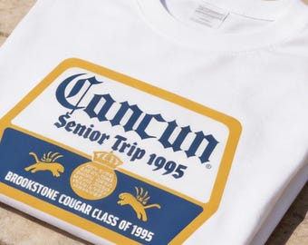 1990s Senior Trip Beer Logo Customizable T-shirt