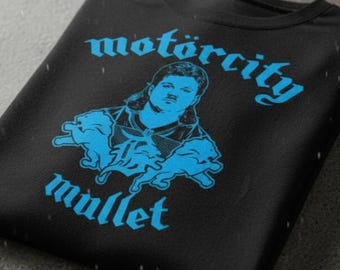 Detroit Lions : Motorcity Mullet Tate Ratledge T-Shirt