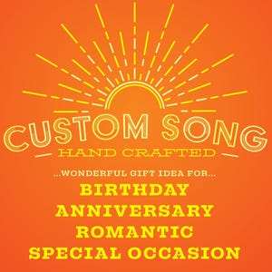 Canzone personalizzata per compleanni, anniversari o altre occasioni speciali