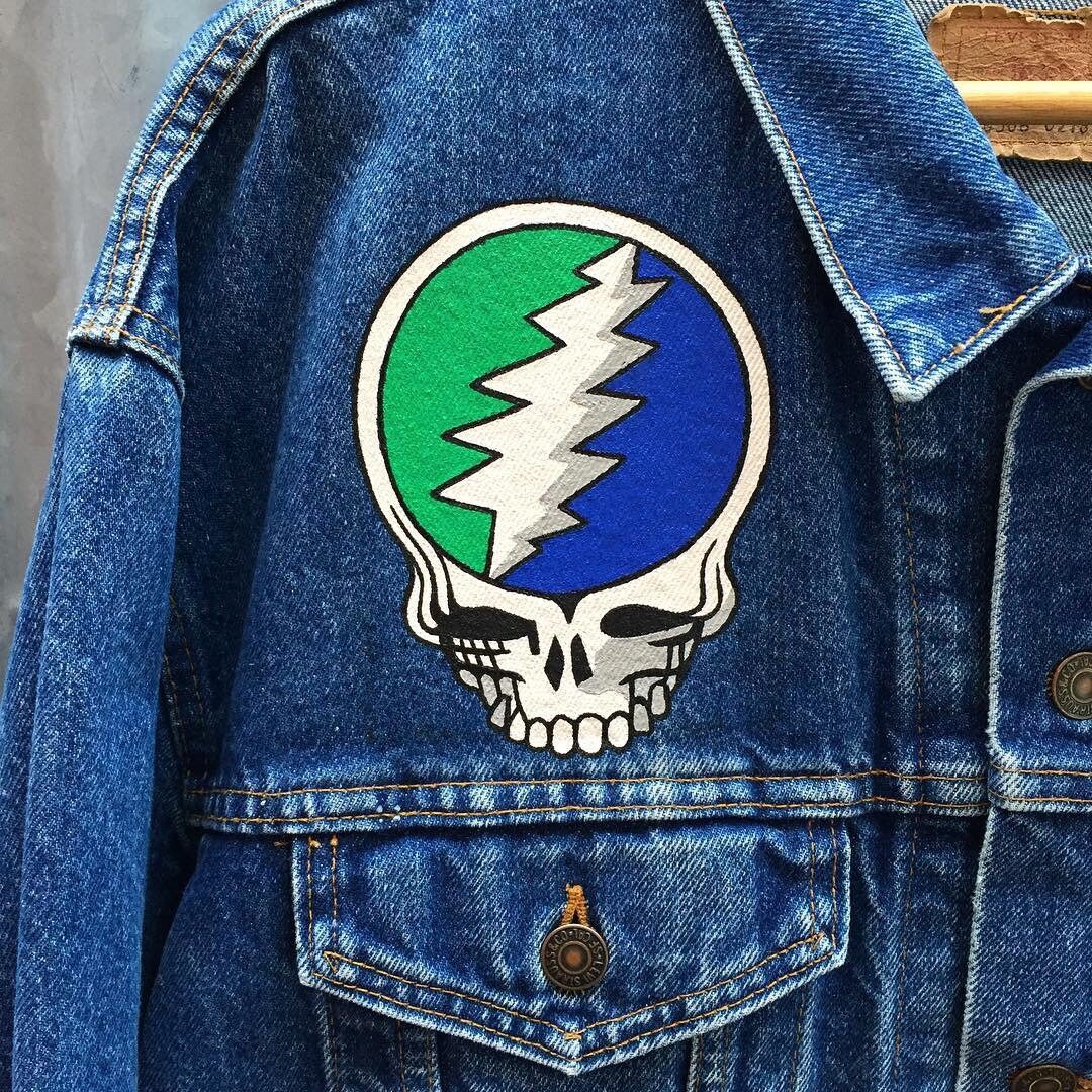 Levi's 77593 デニムジャケット USA製 GRATEFUL DEAD American Beauty Levi's Jacket – Grateful Dead