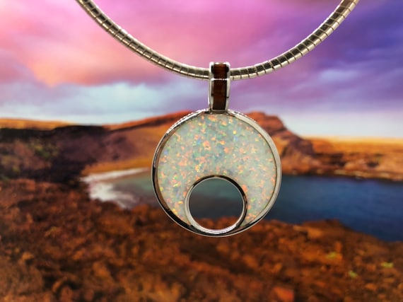 Silverly Collana A Cerchio Aperto In Argento Sterling Con - Foto 2