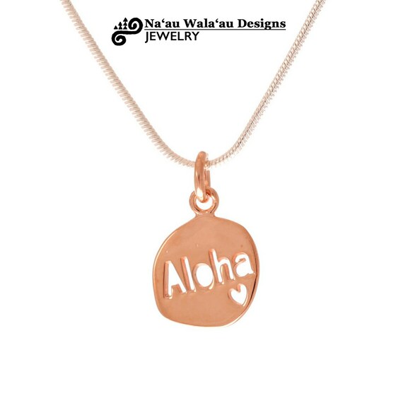 Aloha Rose Gold Charm - Aloha Collection - Etsy