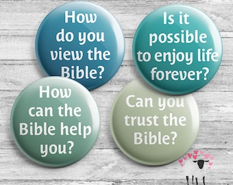 Conversation Starter Buttons - JW Ministry