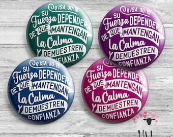 SPANISH - Su fuerza dependerá de que mantengan la calma y demuestren confianza. - Isaías 30:15 - JW Ministry Gifts