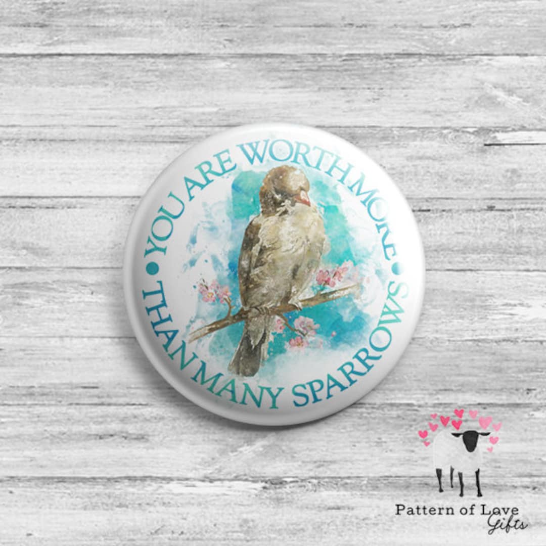 You Are Worth More Than Many Sparrows - Etsy