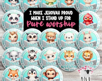 Pure Worship - I make Jehovah proud when I stand up for Pure Worship - Prov. 27:11 - Kids JW Convention Gift