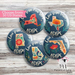 AGAPE -  Love From - 50 US States - Special International Convention - Custom JW Travel Gift