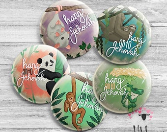 Hang onto Jehovah - Cute Animals - JW Kids Ministry Gifts