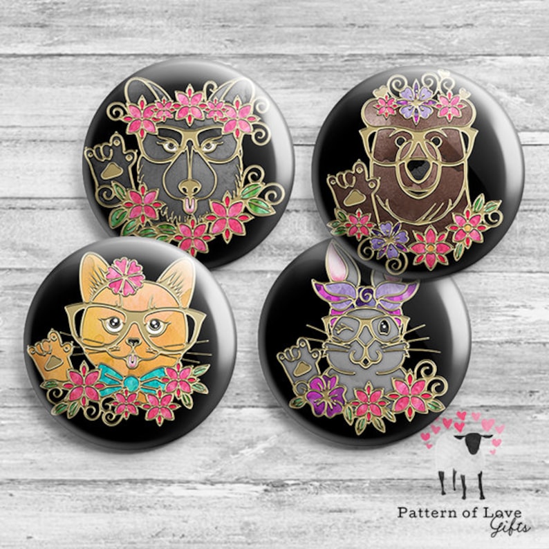 ASL i Love You Sign Language Buttons - Etsy