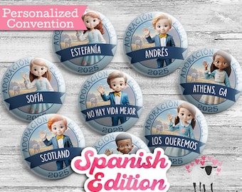 Adoración Pura - SPANISH - 2025 Convention of Jehovah's Witnesses - JW Ministry Gift Personalized Kids - JW Convention Gifts