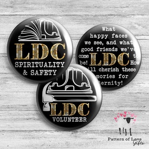 LDC Buttons - JW Local Design Construction - Volunteer - Spirituality and Safety