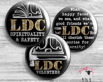 LDC Buttons - JW Local Design Construction - Volunteer - Spirituality and Safety
