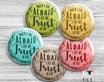 2024 Year Text - When I am afraid, I put my trust in you. - Psalm 56:3 - JW Ministry Gifts
