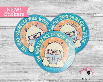 The very essence of your word is truth - 2023 YT - Glitter Holo Sticker Decal