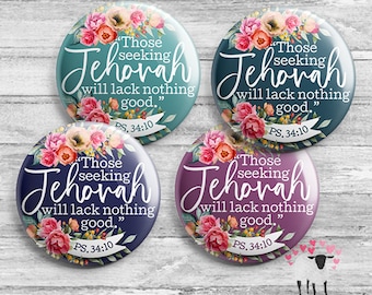 Those Seeking Jehovah will lack nothing good. - Psalm 34:10 - JW Ministry Gifts