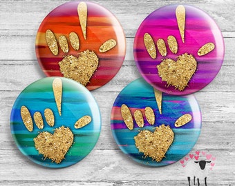 ASL - "I Love You" Sign Language Buttons